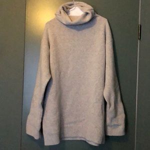 Oversized wool cashmere blend sweater dress H&M